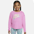 T-SHIRT BAMBINA NIKE CROPTOP NOTEBOOK - 36L131-AFN