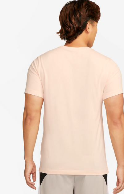 T-SHIRT UOMO NIKE DRI-FIT TEE VERB P2 ROSA IN COTONE