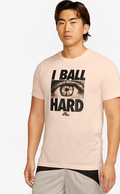 T-SHIRT UOMO NIKE DRI-FIT TEE VERB P2 ROSA IN COTONE
