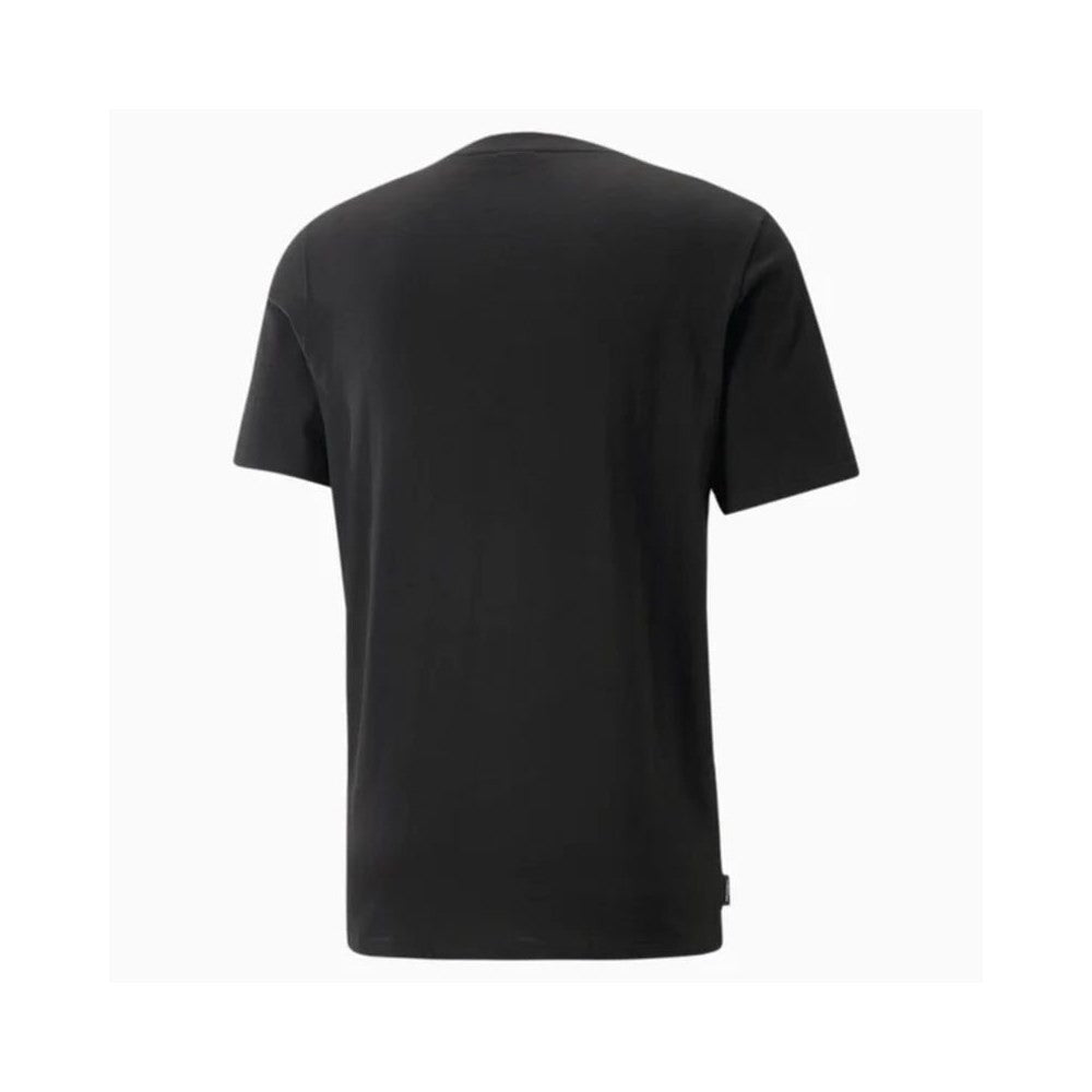 T-SHIRT UOMO PUMA GRAFFITI TEE NERO IN COTONE