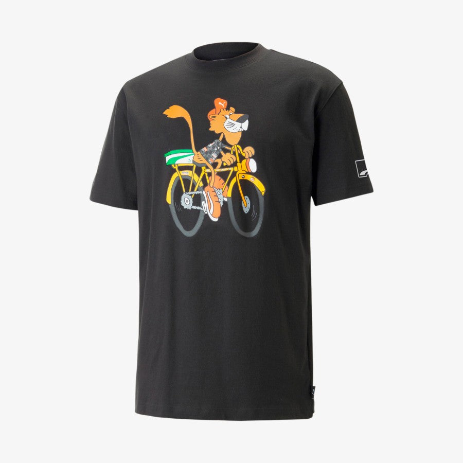 T-SHIRT UOMO PUMA UPTOWN NERO IN COTONE