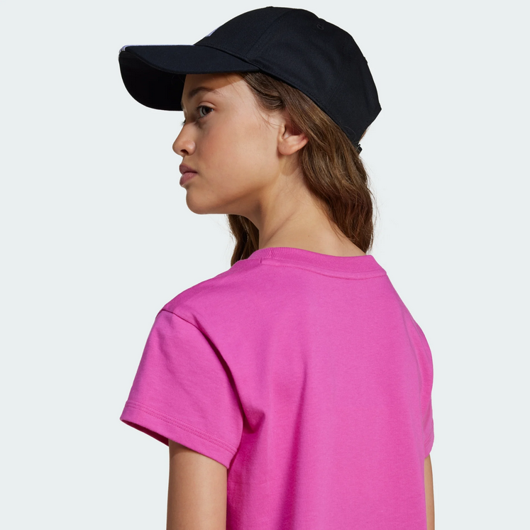 T-shirt Ragazza Adidas Big Logo - Fucsia