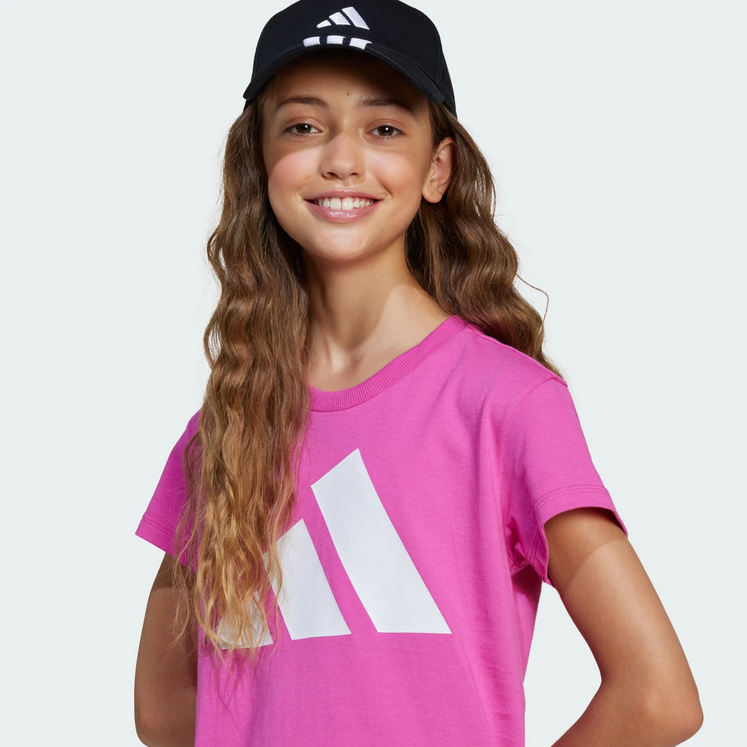 T-shirt Ragazza Adidas Big Logo - Fucsia