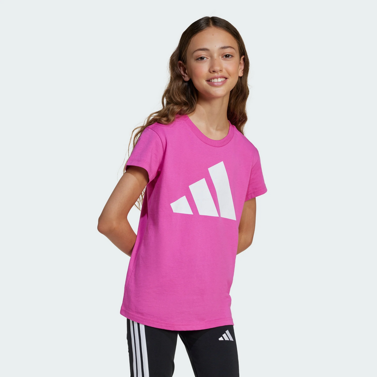 T-shirt Ragazza Adidas Big Logo - Fucsia