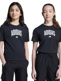 T-shirt Ragazza Adidas Collegiate Graphic Tee  - Nero