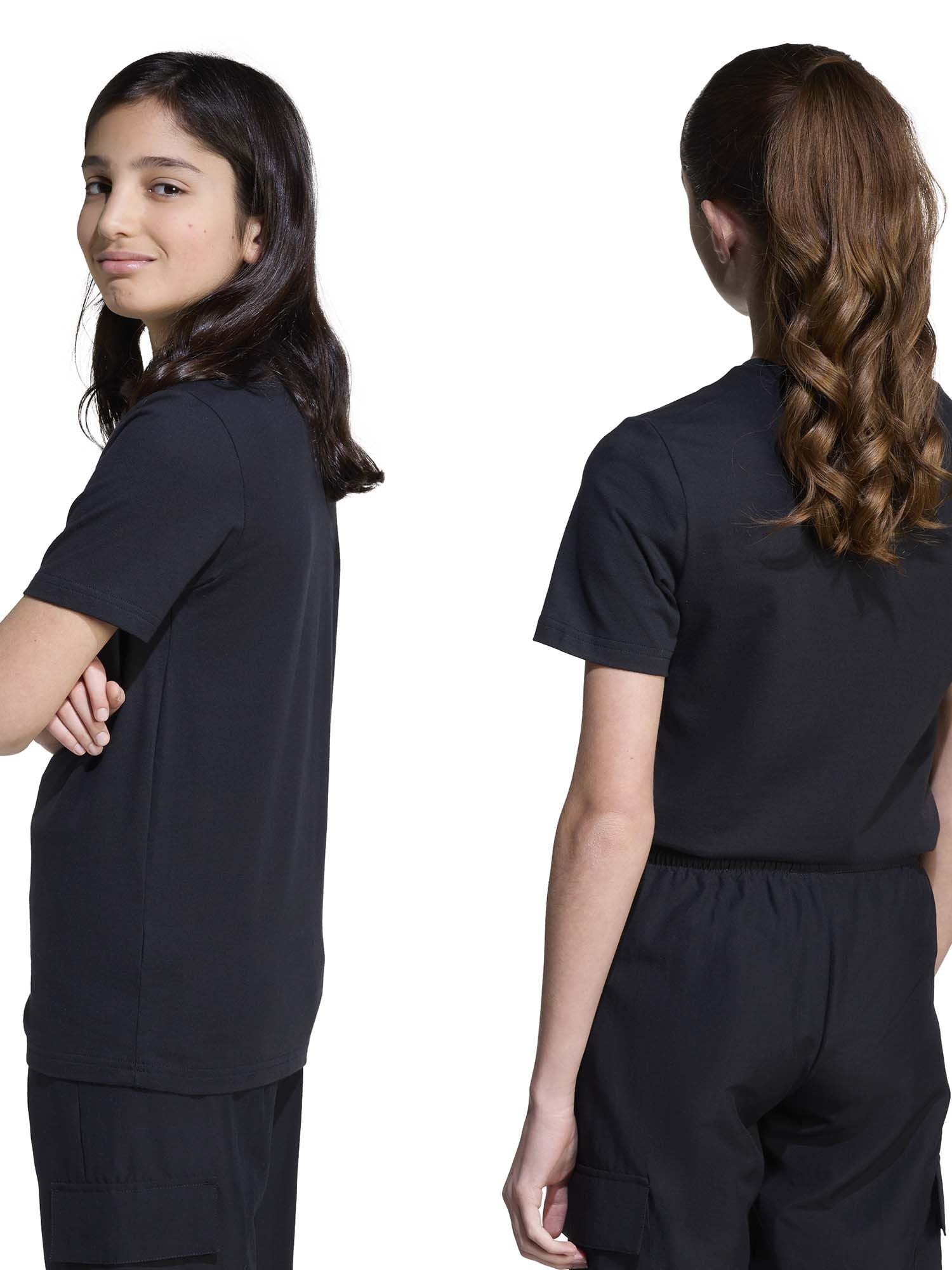 T-shirt Ragazza Adidas Collegiate Graphic Tee  - Nero