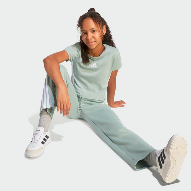 T-shirt Ragazza Adidas ESSENTIAL  - Azzurro