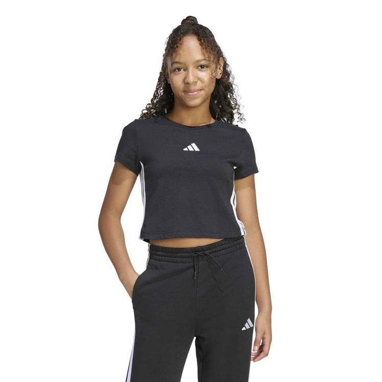 T-shirt Ragazza Adidas ESSENTIAL  - NERO