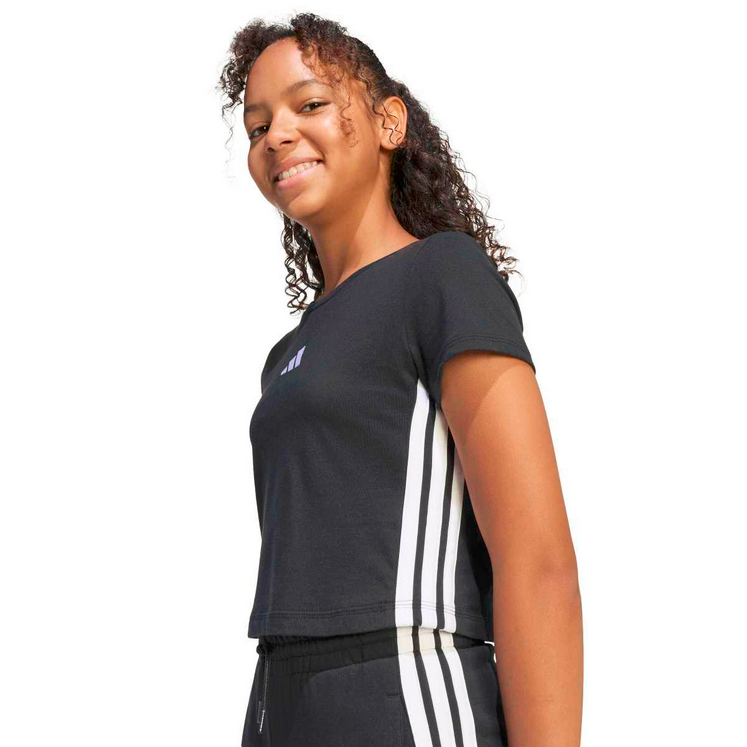 T-shirt Ragazza Adidas ESSENTIAL  - NERO