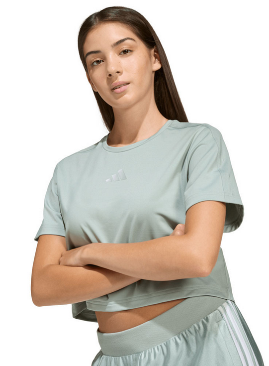 T-shirt Ragazza Adidas ESSENTIAL Seasonal - Azzurro