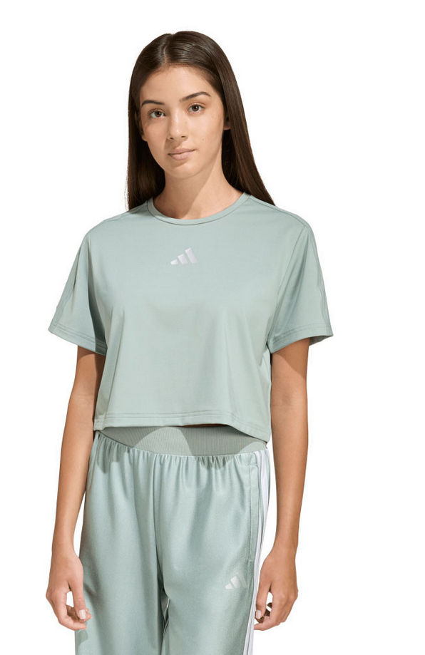 T-shirt Ragazza Adidas ESSENTIAL Seasonal - Azzurro