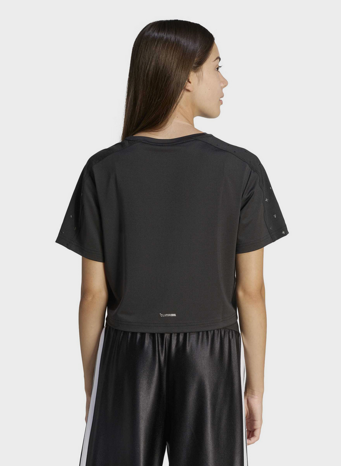 T-shirt Ragazza Adidas ESSENTIAL Seasonal - Nero