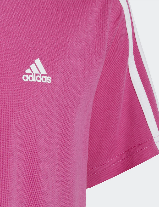 T-shirt Ragazza Adidas Essentials 3-Stripes - Fucsia