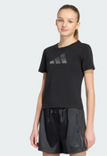 T-shirt Ragazza Adidas Satin - Nero