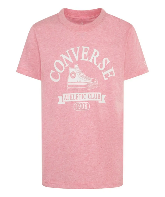 T-shirt ragazza Converse Lt Jellyfish Jitter Htr - Rosa