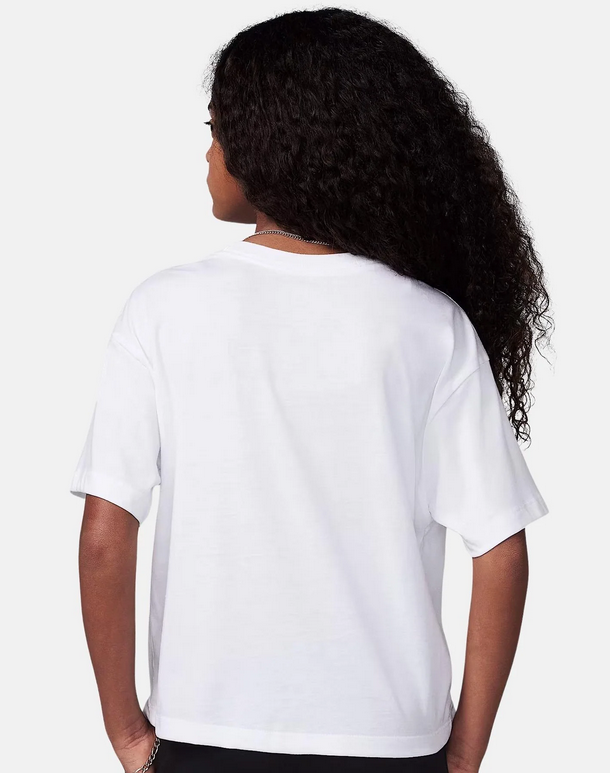 T-shirt ragazza Jordan Brooklyn Essentials - Bianco