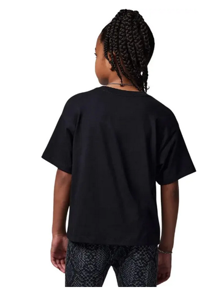 T-shirt ragazza Jordan Brooklyn Essentials - Nero