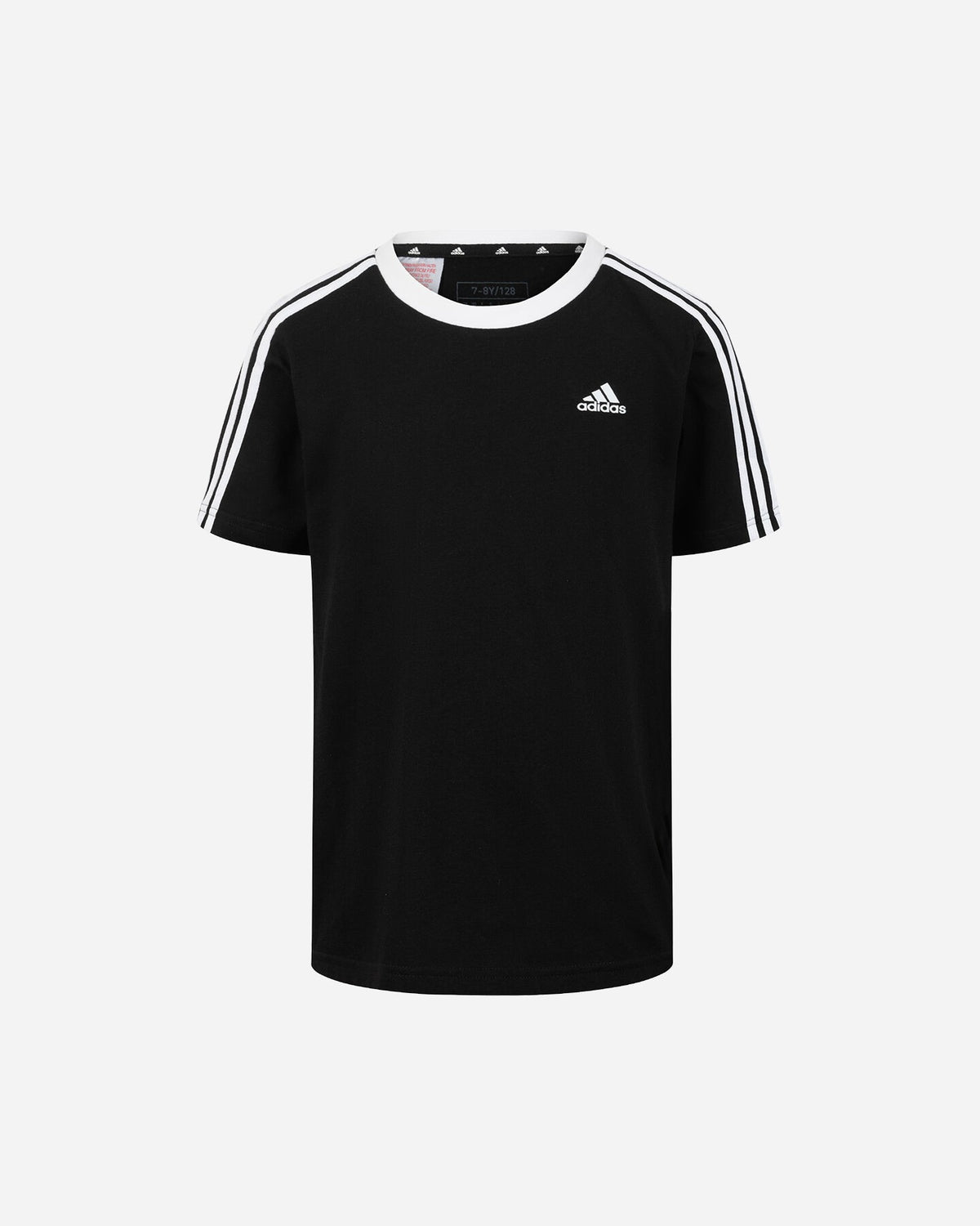 T-shirt ragazzo Adidas 3 Stripes - Nero