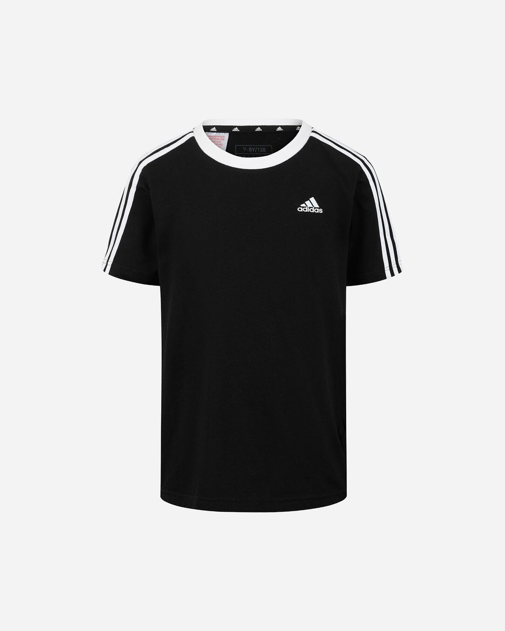 T-shirt ragazzo Adidas 3 Stripes - Nero