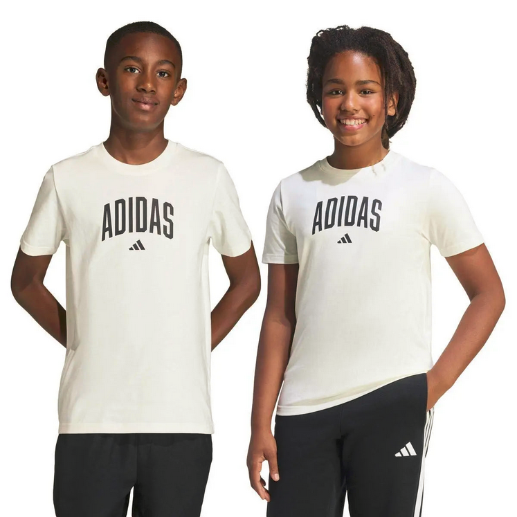 T-Shirt Ragazzo ADIDAS COLLEG T - BIANCO