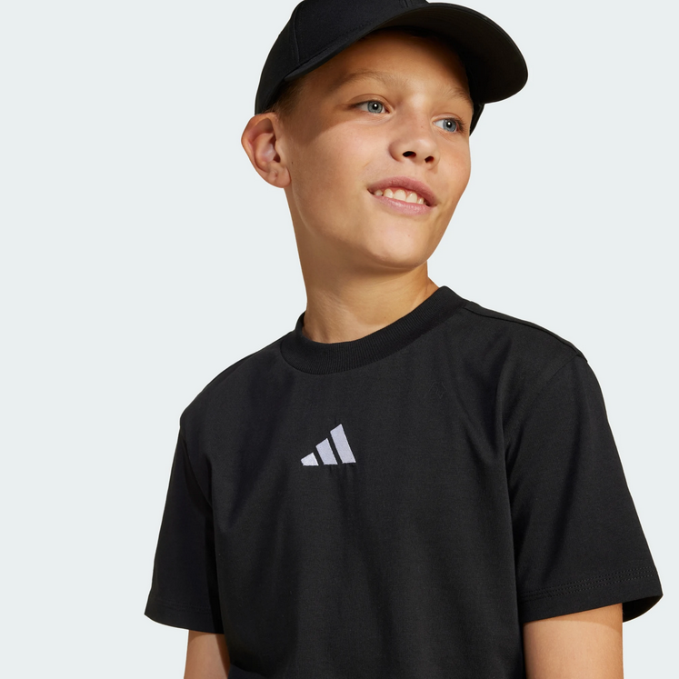 T-Shirt Ragazzo ADIDAS Essentials Junior- NERO