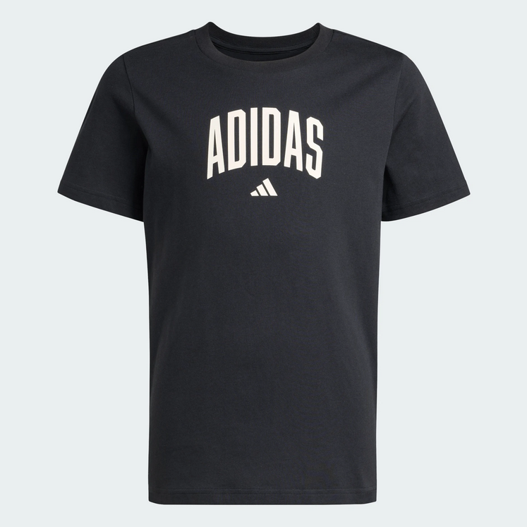 T-Shirt Ragazzo ADIDAS COLLEG T - NERO