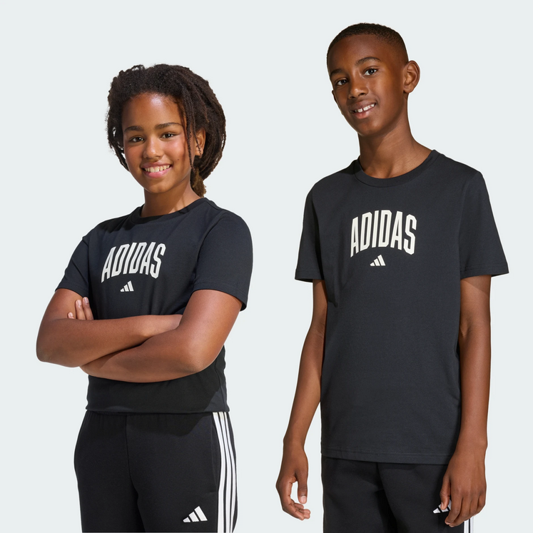 T-Shirt Ragazzo ADIDAS COLLEG T - NERO