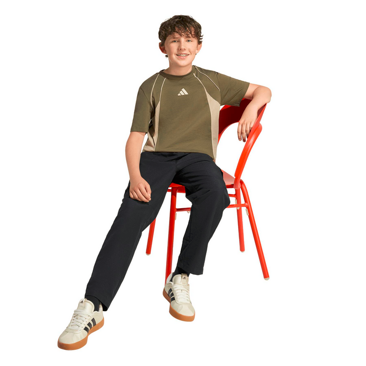 T-Shirt Ragazzo ADIDAS Color Block - VERDE