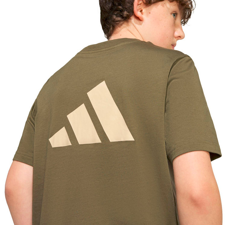 T-Shirt Ragazzo ADIDAS Color Block - VERDE