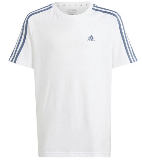 T-shirt Ragazzo Adidas Essentials 3-Stripes - Bianco