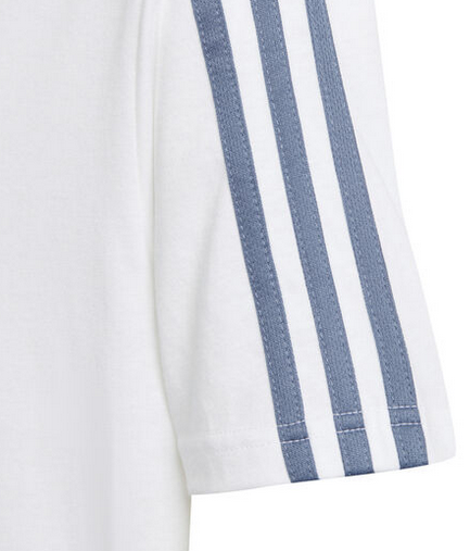 T-shirt Ragazzo Adidas Essentials 3-Stripes - Bianco