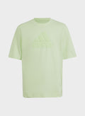 T-shirt ragazzo Adidas Future Icons Logo Piqué - Verde