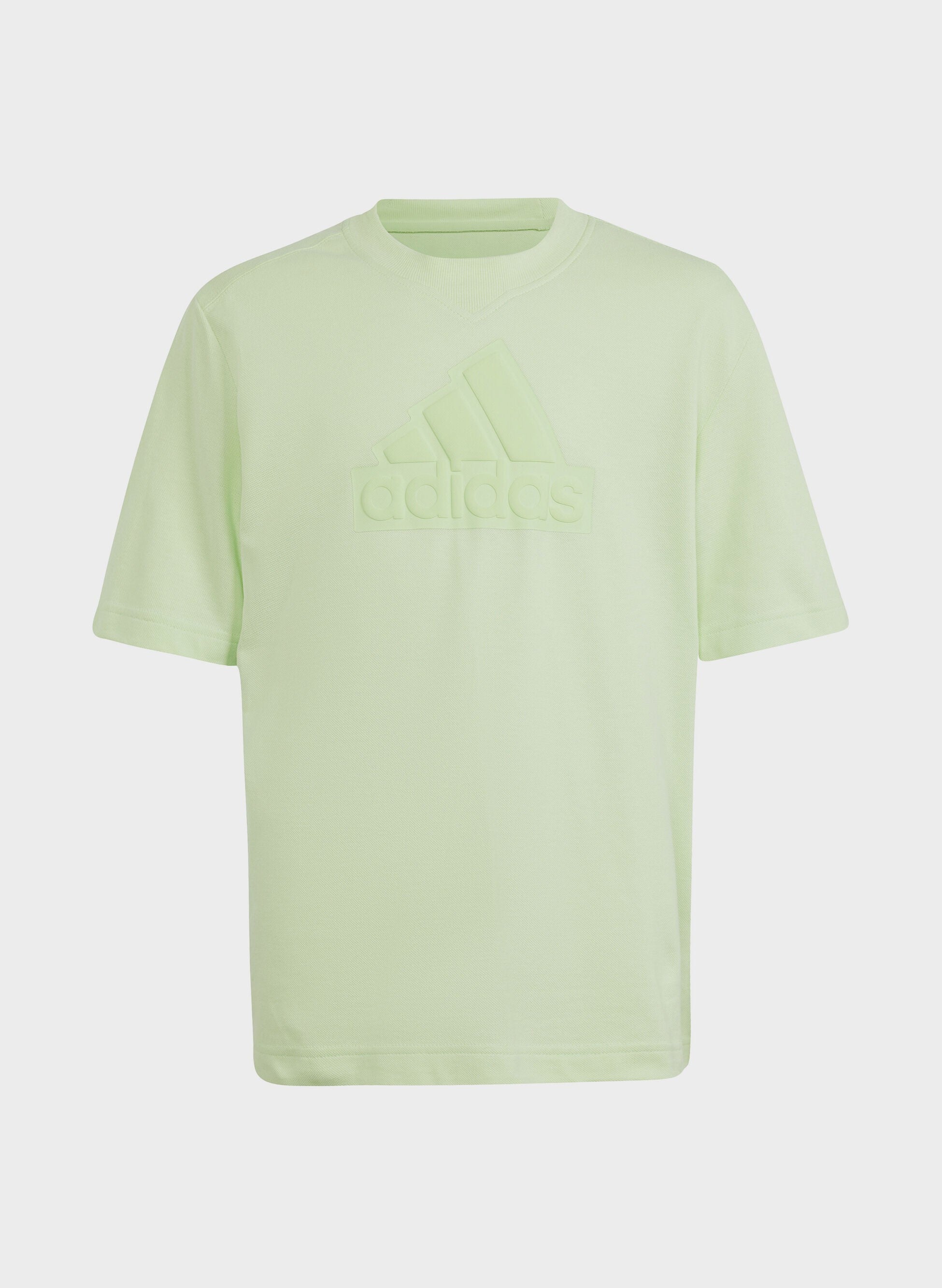T-shirt ragazzo Adidas Future Icons Logo Piqué - Verde
