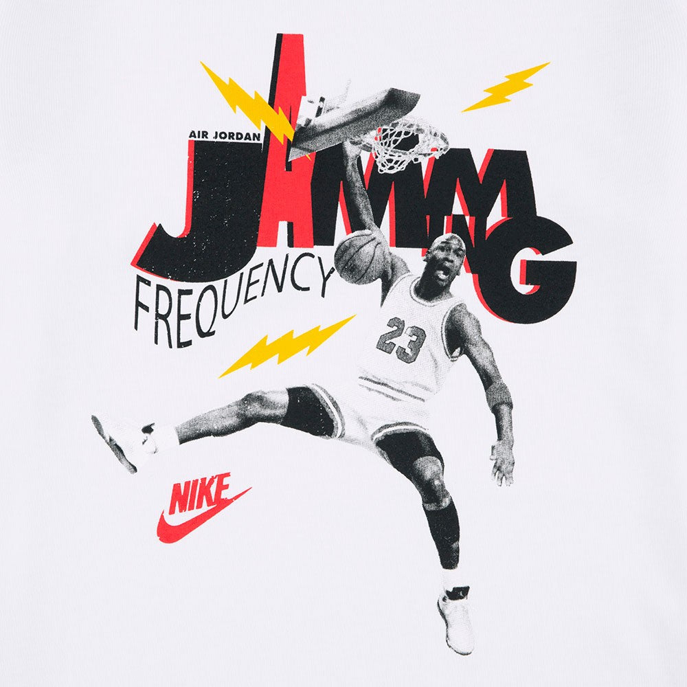 T-shirt Ragazzo Air Jordan JDB MJ Jamming - Bianco