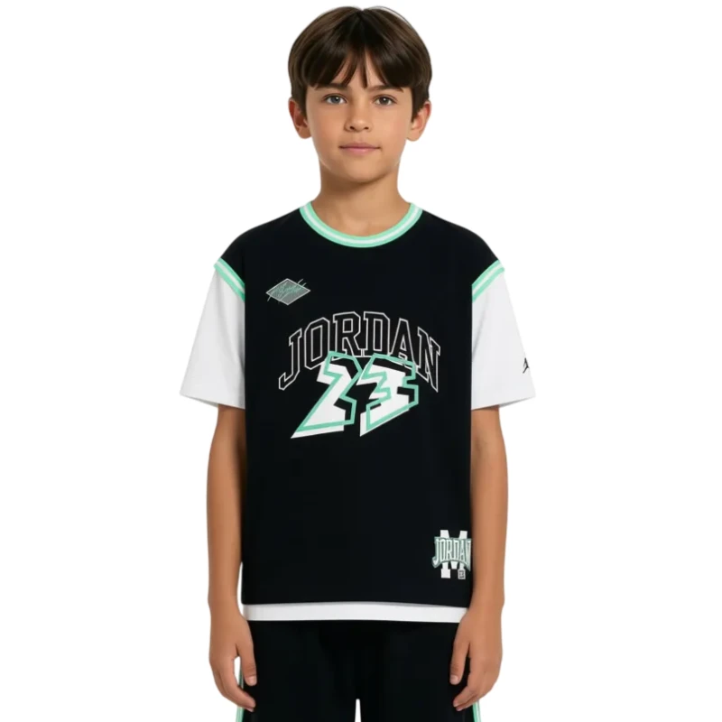 T-shirt  Ragazzo Basket Jordan 23 JERSEY - Nero