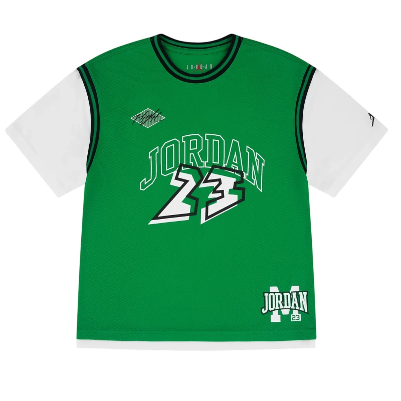 T-shirt Ragazzo Basket Jordan 23 JERSEY - Verde