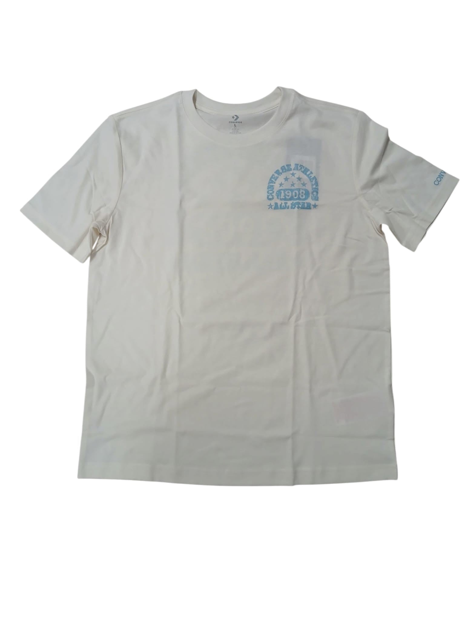 T-shirt Ragazzo Converse Frontback Distressed- Beige