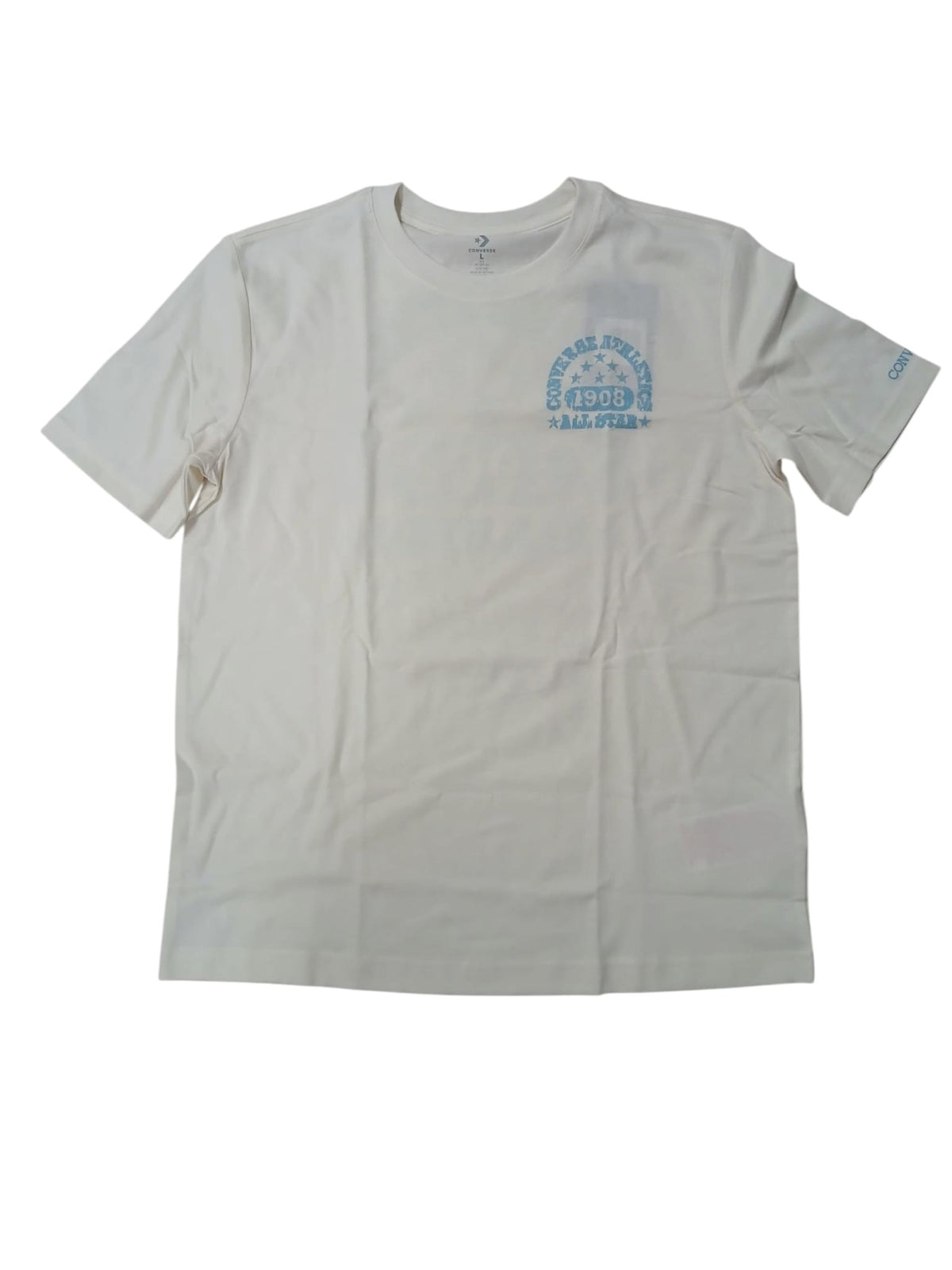 T-shirt Ragazzo Converse Frontback Distressed- Beige