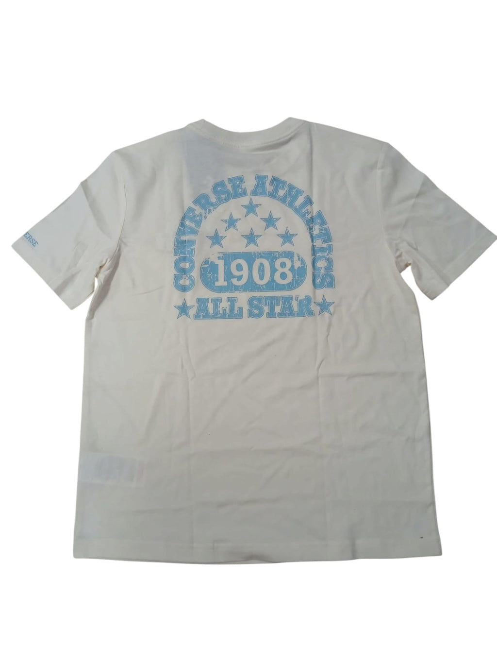 T-shirt Ragazzo Converse Frontback Distressed- Beige