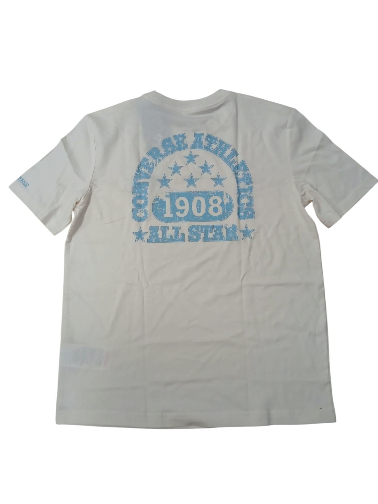 T-shirt Ragazzo Converse Frontback Distressed- Beige