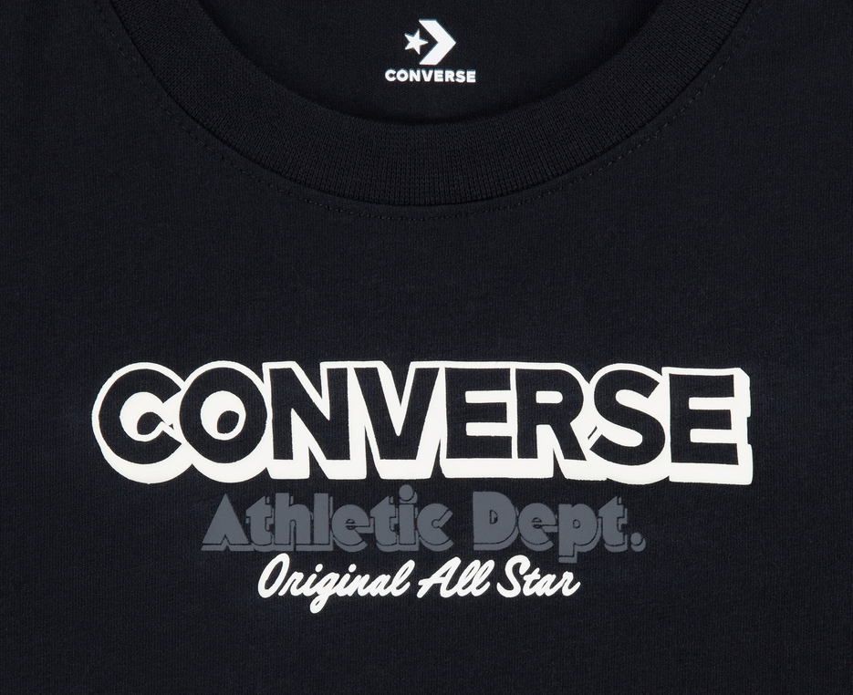 T-shirt Ragazzo Converse Graphic - Nero