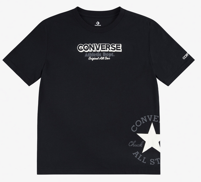 T-shirt Ragazzo Converse Graphic - Nero