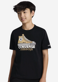 T-shirt Ragazzo Converse Graphic Sneaker - Nero