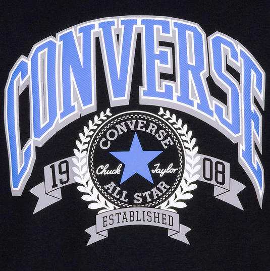 T-shirt Ragazzo Converse Rec Club - Nero