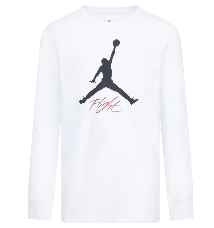 T-shirt ragazzo Jordan Baseline Flight Tee - bianco