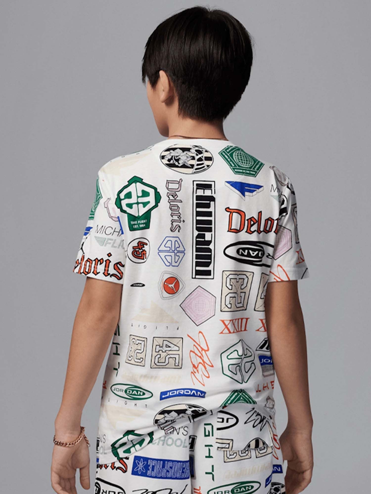 T-shirt Ragazzo Jordan Essentials Printed - Bianco