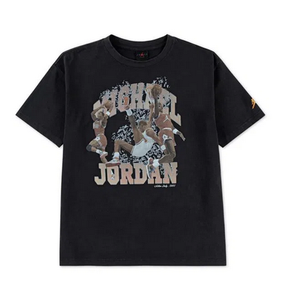 T-shirt Ragazzo Jordan Flight Essentials- Nero