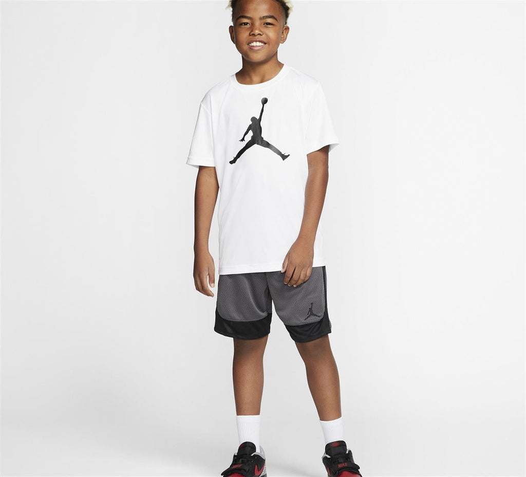 T-shirt Ragazzo Jordan JDB Jumpman Logo Dri-Fit - Bianco