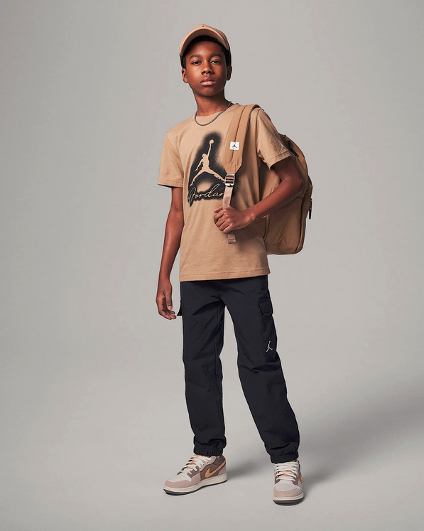 T-shirt Ragazzo Jordan Mvp Aerografata Jumpman - Marrone