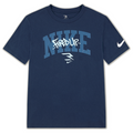 T-Shirt Ragazzo Nike Graffiti Tag Lockup Tee - Blu